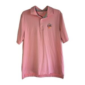 Vineyard Vines Jim Nantz Arnold Palmer Invitational Polo Golf Shirt‎ Size M Pink